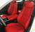 Katzkin Red Leather Seat Covers  for 2018-2022 Honda Accord EX Sport Hybrid