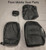 Katzkin Black Leather Seat Covers for 2017-22 Ford F250 F350 F450 XL, XLT SuperCrew
