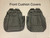 Katzkin Black Leather Seat Covers for 2017-22 Ford F250 F350 F450 XL, XLT SuperCrew