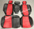 Katzkin Black & Red Leather Seat Covers for 2011-2023 Toyota 4Runner SR5 2 Row