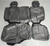 Mopar Katzkin Dark Graphite Leather Seat Covers For 2013-2018 Jeep Wrangler JK 4-Door (JKU)