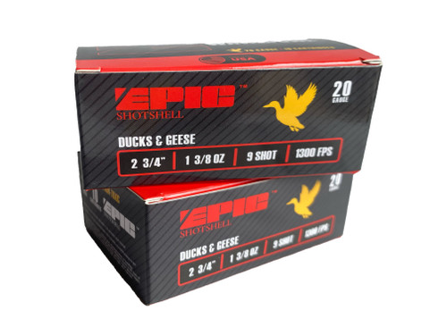 EPIC SHELLS - TUNGSTEN - TSS - 20 GA Waterfowl - Epic Shotshell