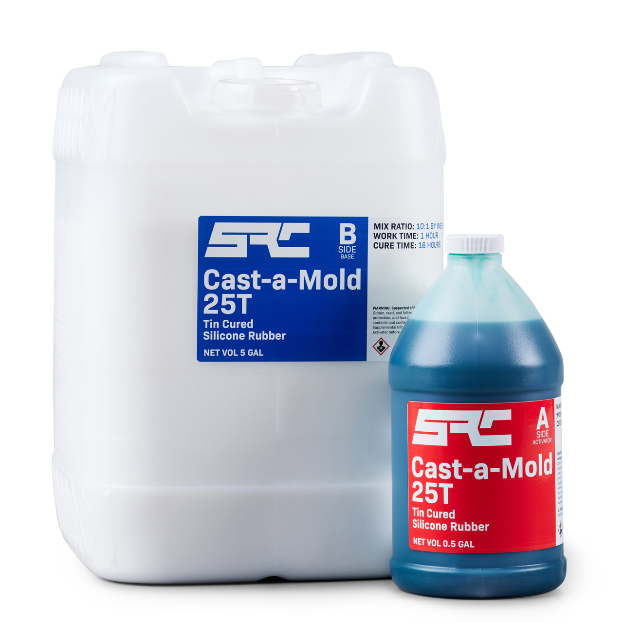 Cast-A-Mold 25T High Strength RTV Silicone Rubber for Mold Making 5 Gallons