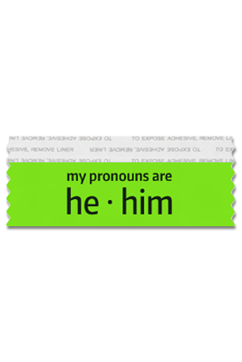 Pronoun Badge Ribbon Pack for Inclusive Events