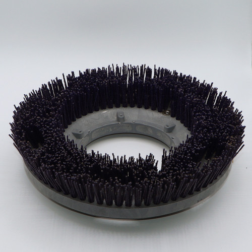 Brush, 13-inch, 3 Lug, Purple Grit Bristle, For Heavy Scrubbing and Concrete (2694521)