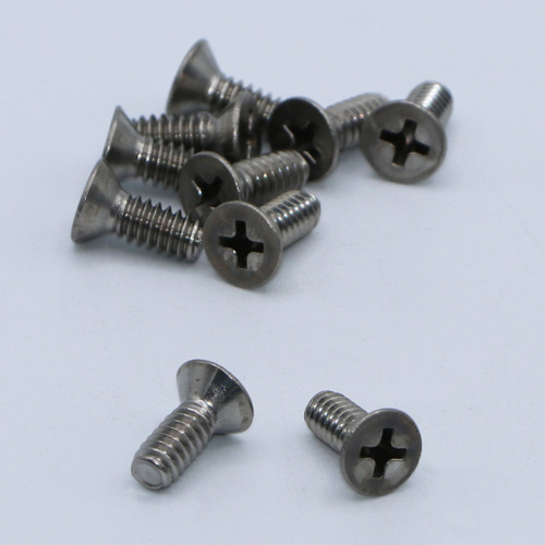 Flat Head Phillips Machine Screw, 10-24 x 1/2, Pack of 10 (9120540)