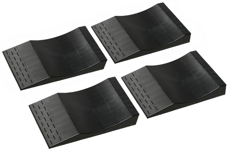 Flat Free Tire Ramps - Black (Set of 4)