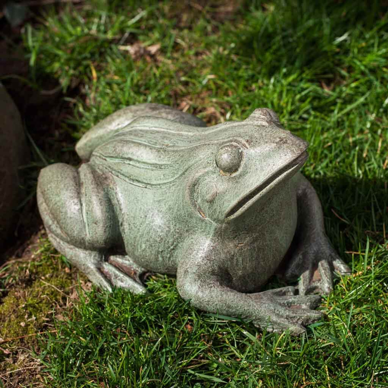 Campania International Copper Bronze Woodland Frog Statue