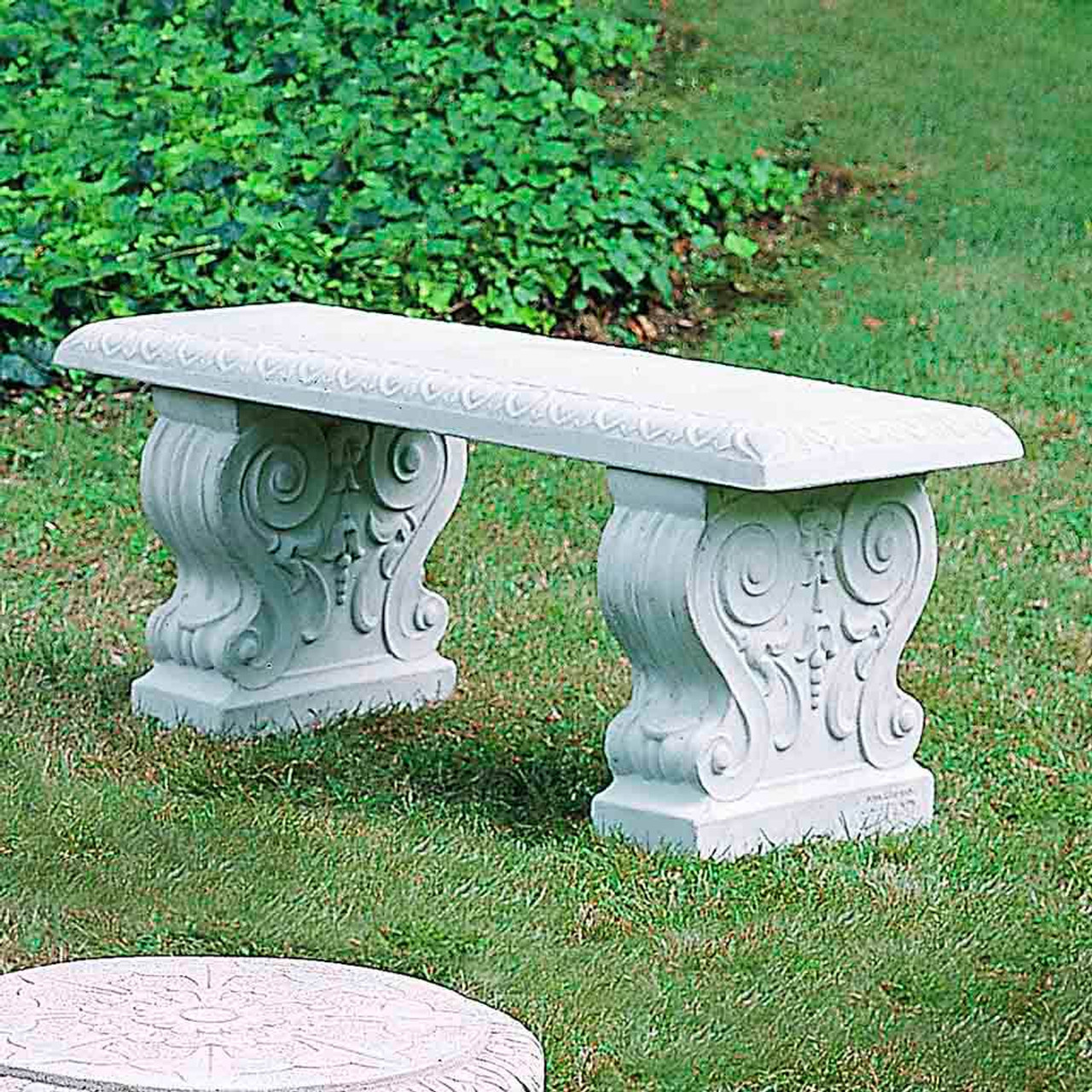 Cast 2025 stone bench