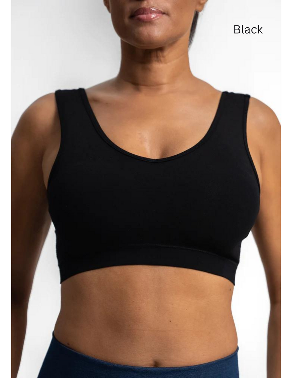 Deep V-Neck Seamless Bra