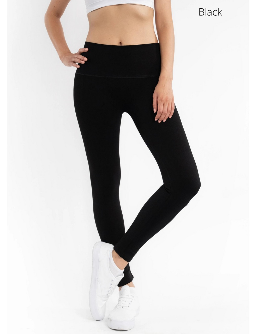 HIGH WAISTED LEGGING - BLACK – Unlabeled