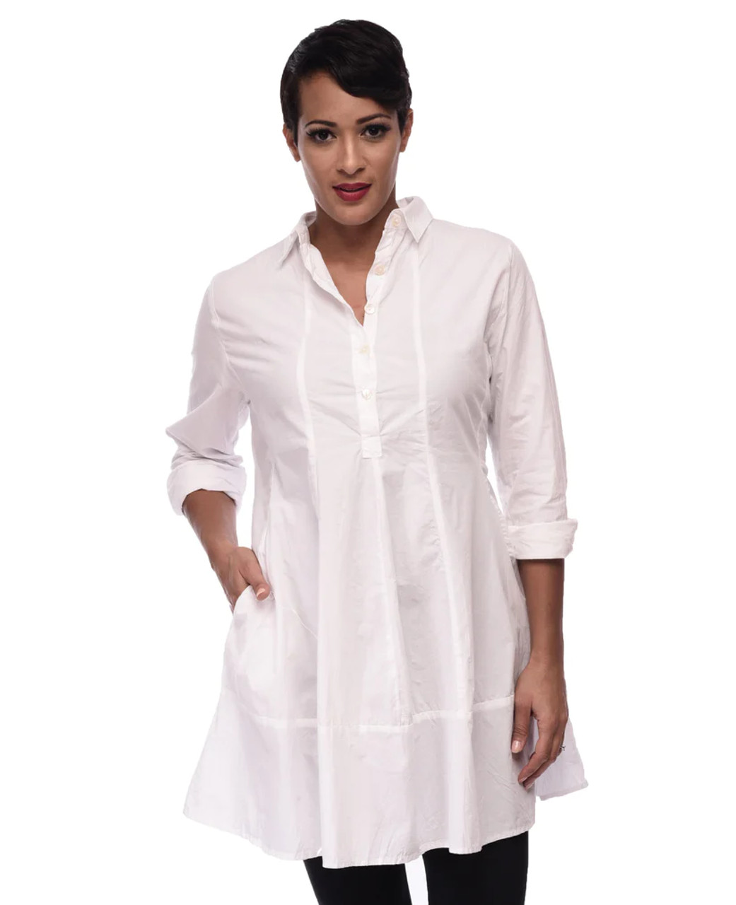 White Cotton Round Neck Casual Top Chikankari Kurti at Rs 1650 | Chikan  Kurtis in Lucknow | ID: 17016397048