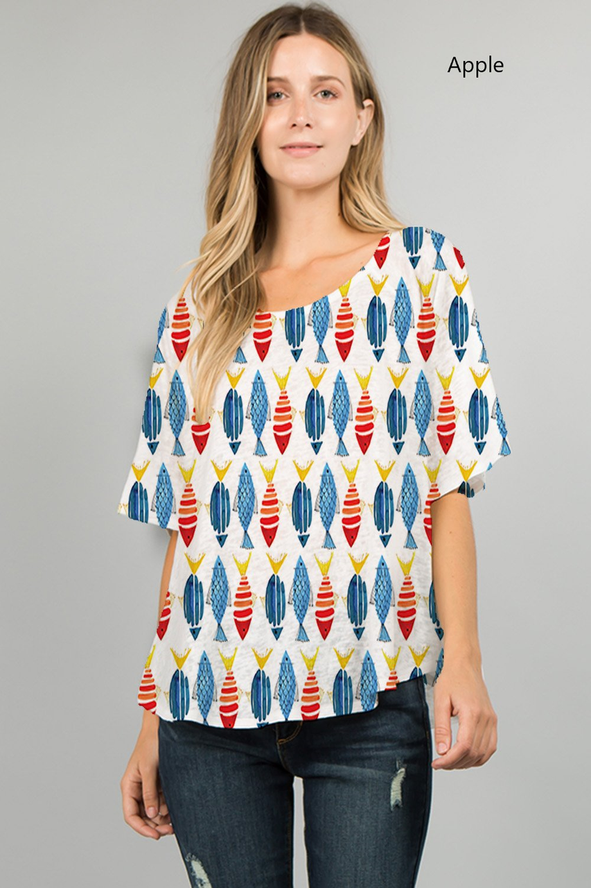 トップス andmary Lindsay logo tops andmary Lindsay logo tops Ivory