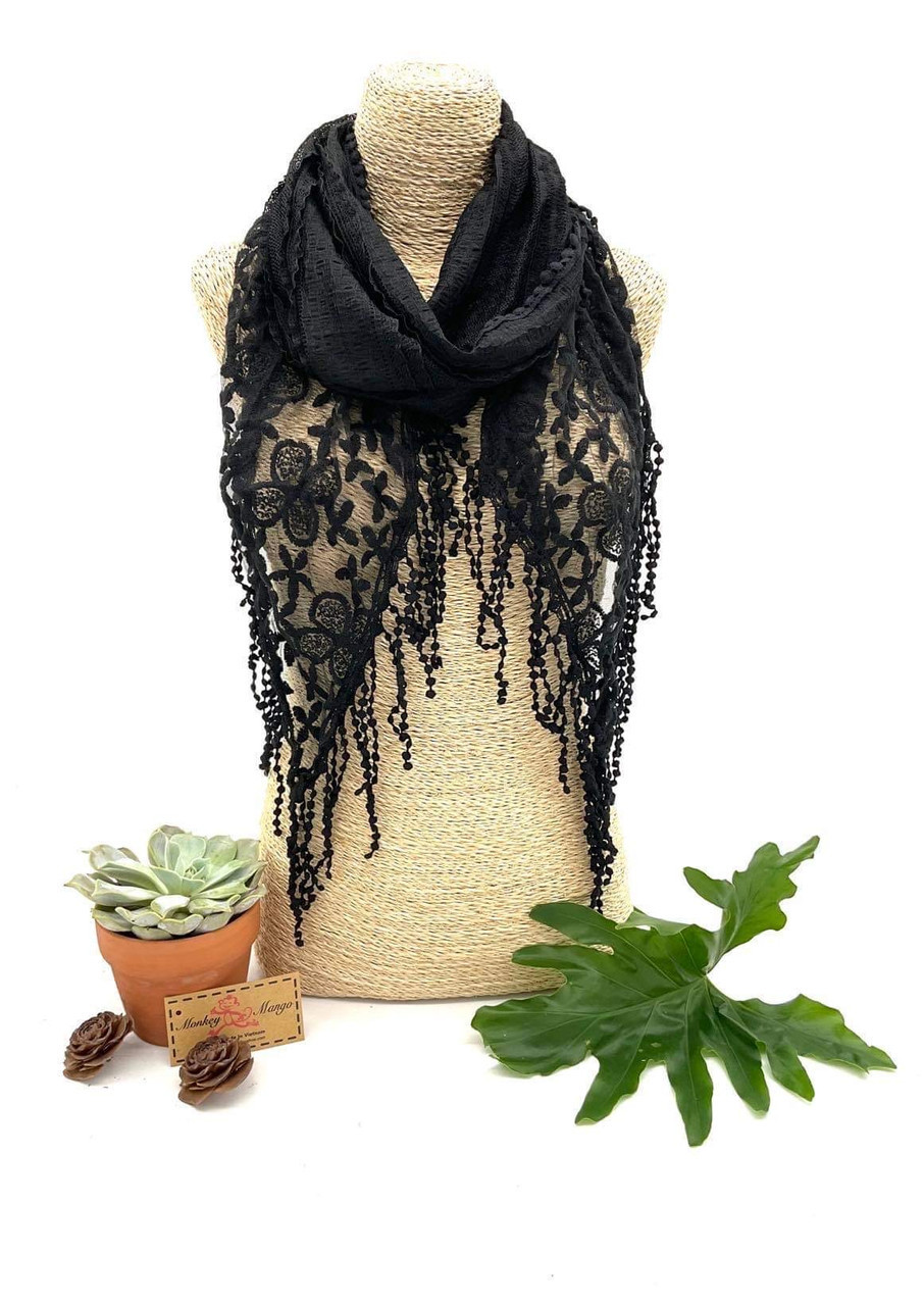 小物 janesmith LACE SCARF JANE SMITH/ジェーンスミス LACE SCARF スカーフ 25SAC-#729SB