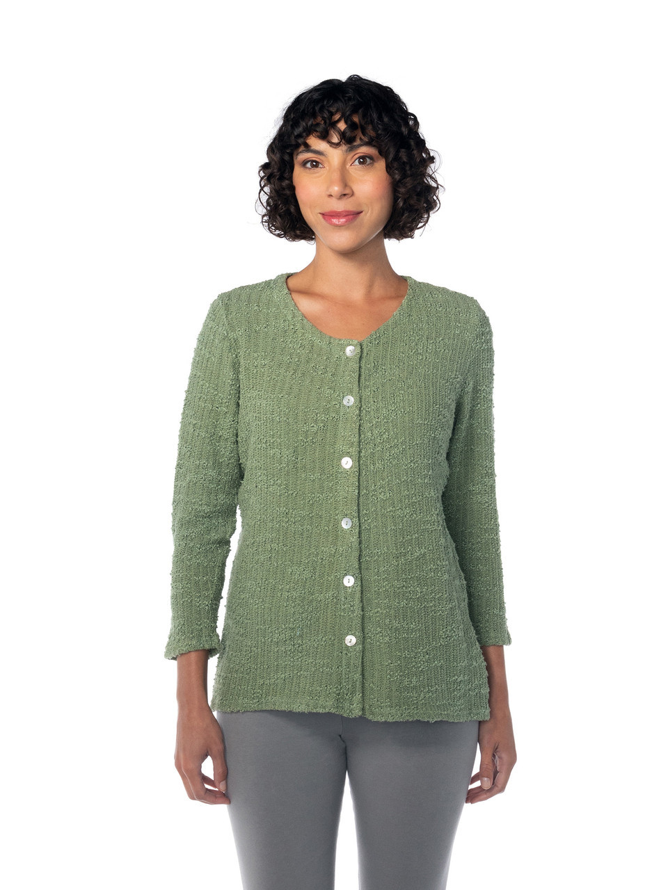 Cut Loose Meadow Texture Sweater Cardigan