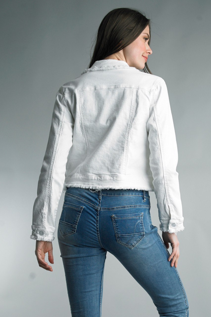 Denim cotton jacket - Women | Mango USA