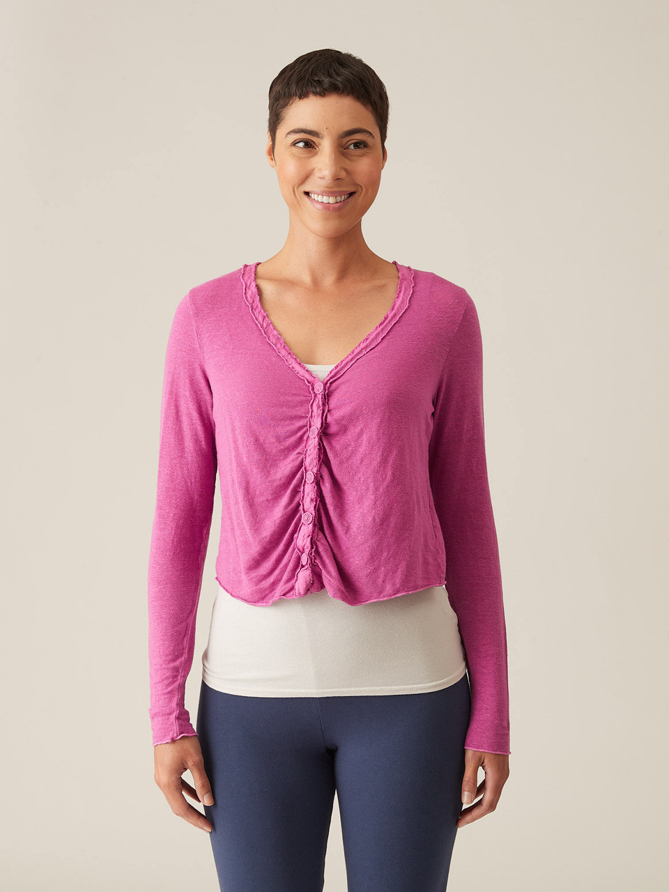 Lightweight linen store sweater