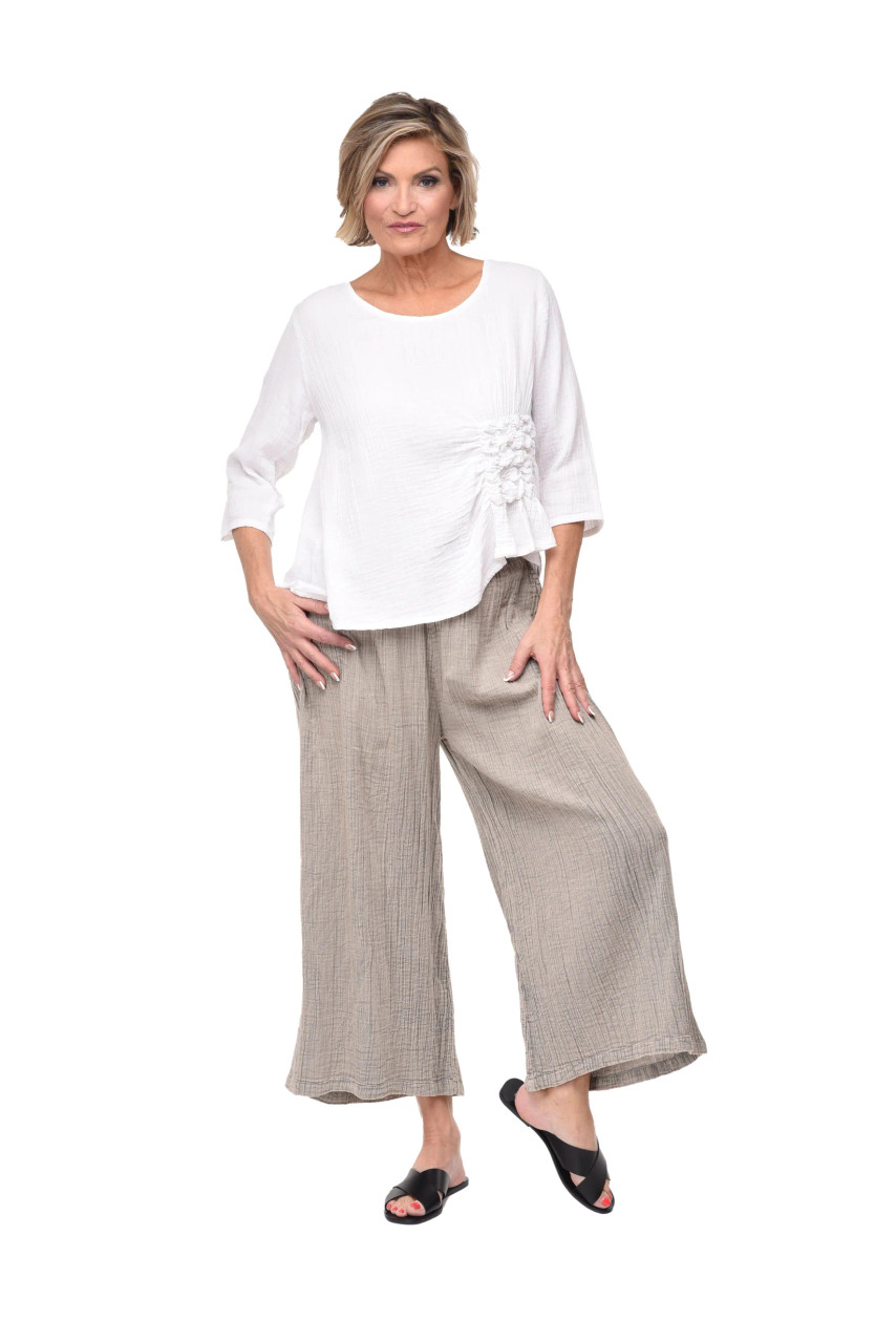 Clothing Earthwear Pants, Palazzos & Skirts | Indigo Flap Style Cotton Pants  - Earthwear · Stylefavwear