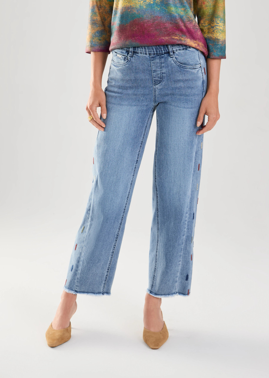 french dressing blue jeans FDJ French Dressing Olivia Slim Ankle Jean (2968711) MIDWASH 6 main image 1