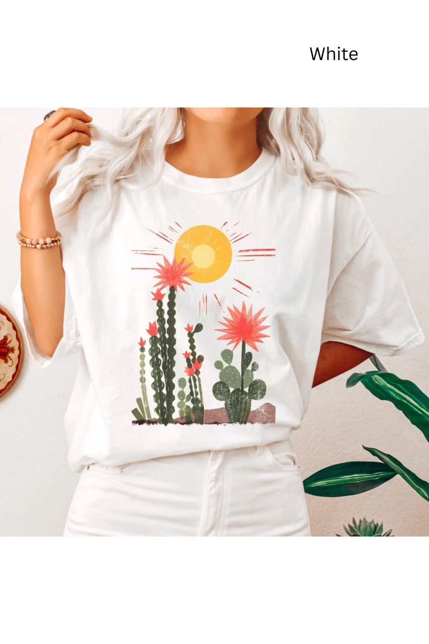Refinery Desert Cactus Cotton T-Shirt