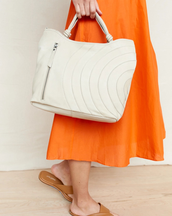 Latico Leathers Joplin Handcrafted Tote/Crossbody Bags - New Moon