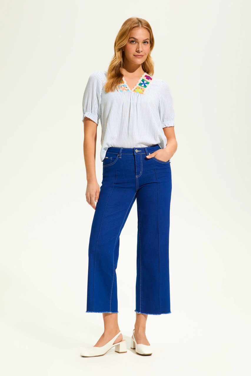French Dressing True Blue Crop Jeans French Dressing True Blue Crop Jeans