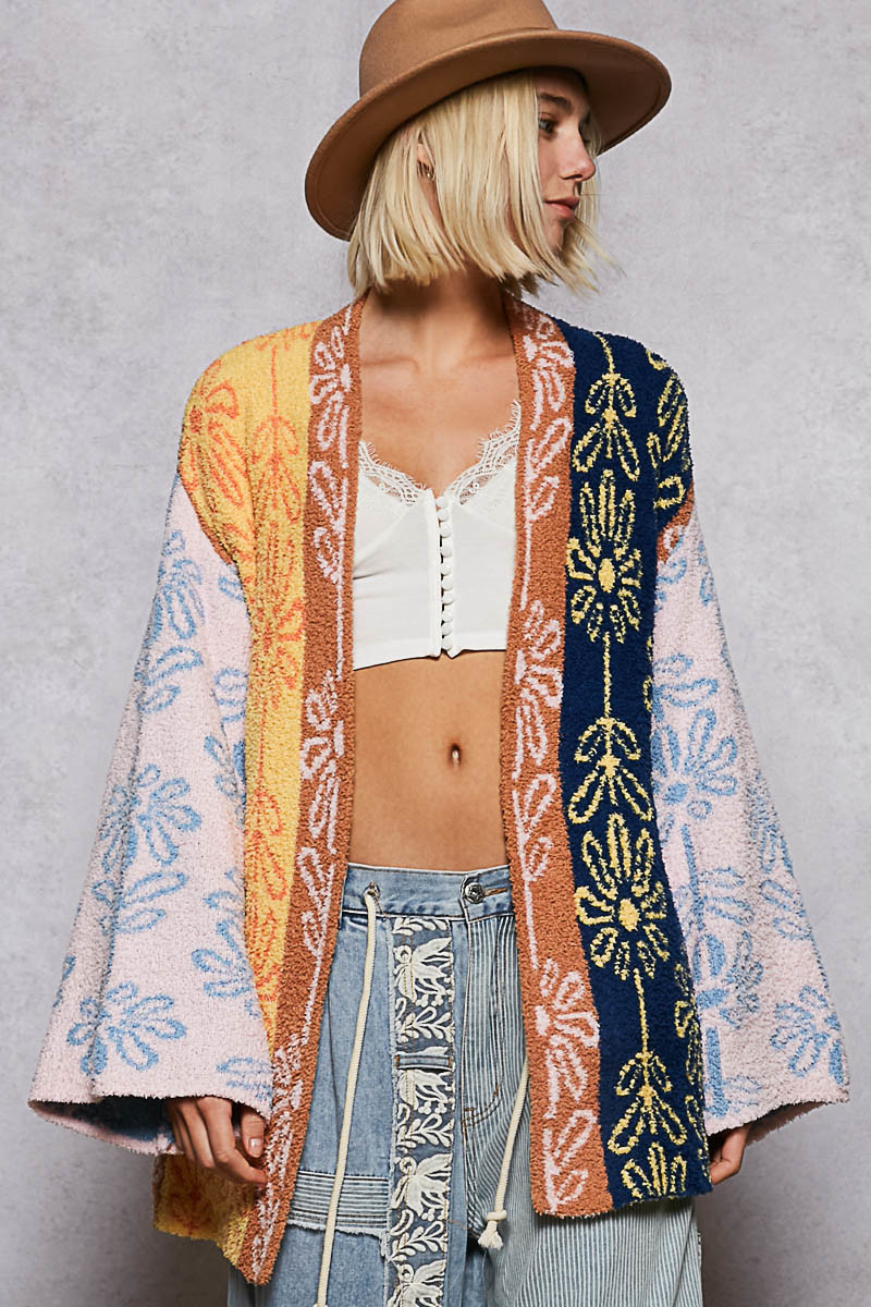 Sサイズ Supreme 19AW Floral stripe cardigan POL Floral Stripe Berber Open Cardigan - New Moon Boutique
