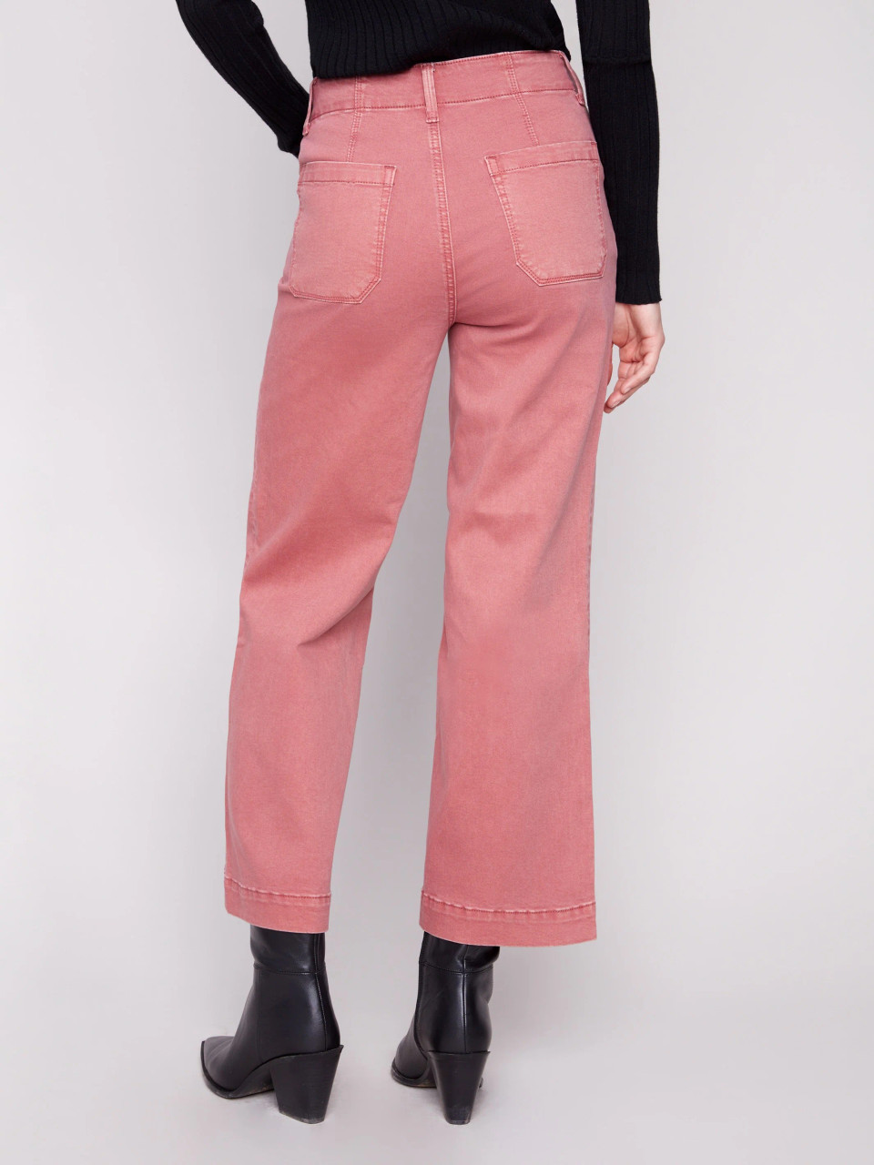 Charlie B Primrose Twill Wide Leg Pants - New Moon Boutique