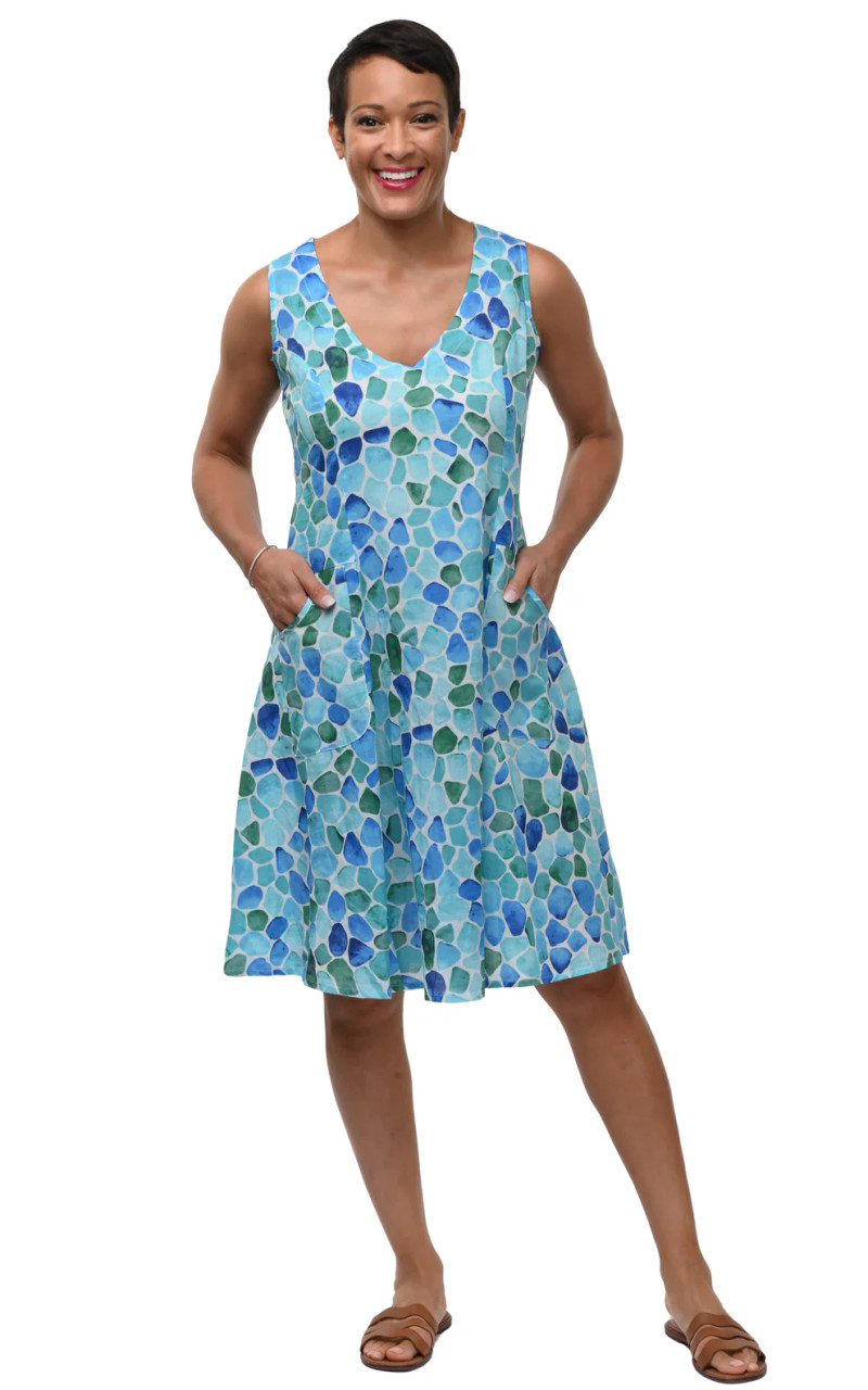 Tulip Sea Glass Cotton Myla Dress