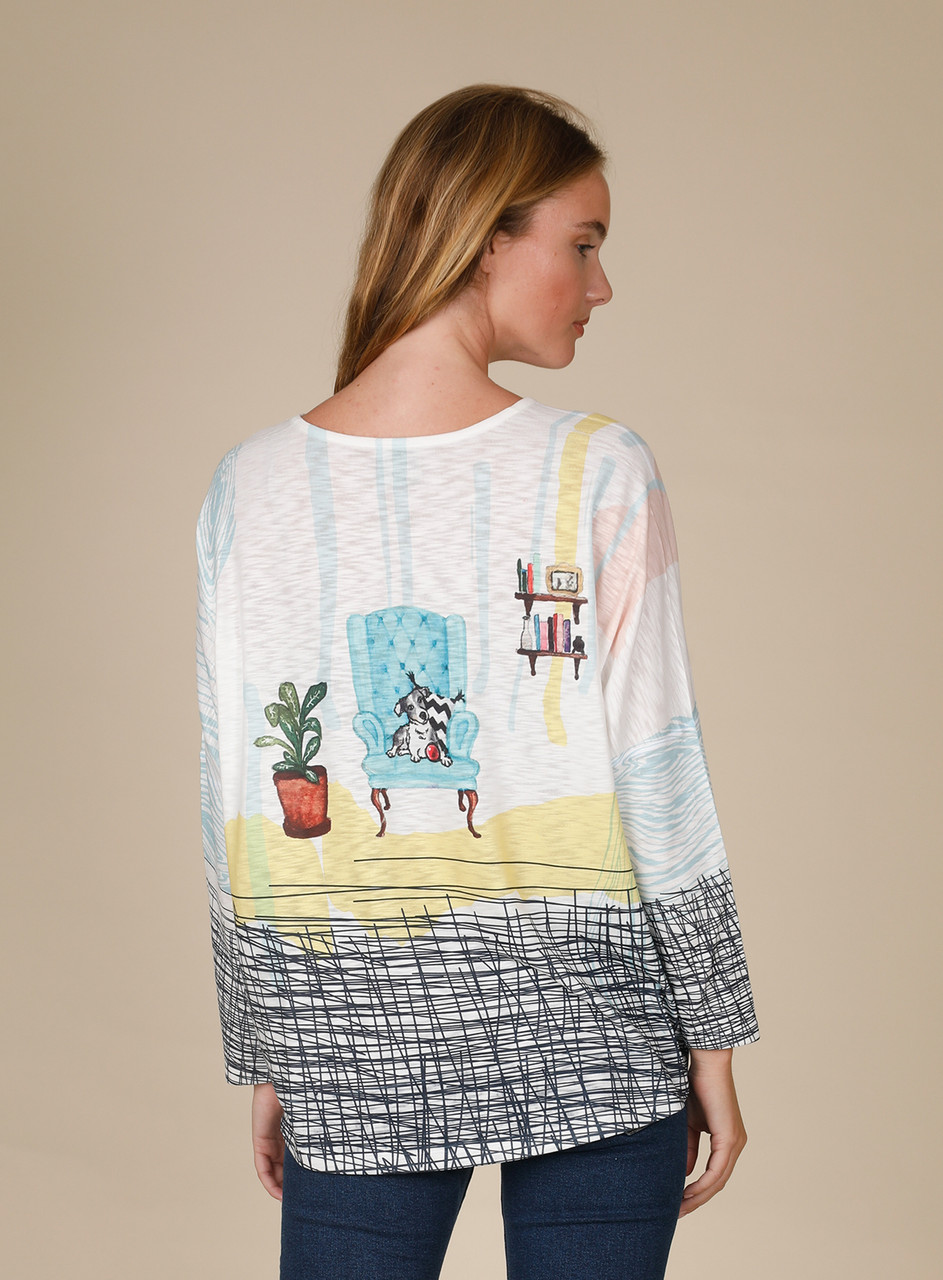 Inoah Purrfect Boss Knit Top - New Moon Boutique