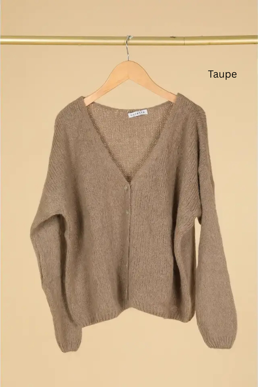 La Maison Mohair Cardigan - New Moon Boutique