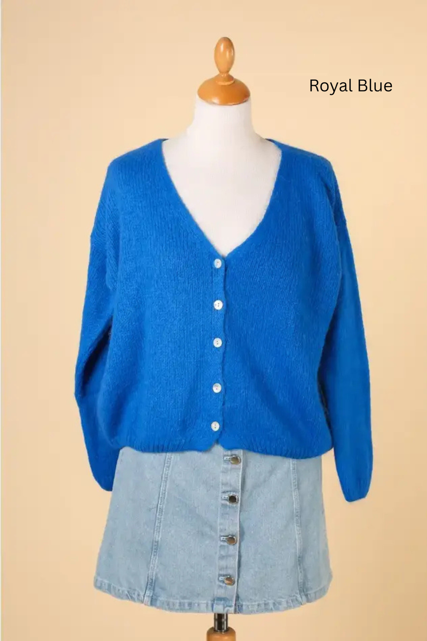 La Maison Mohair Cardigan - New Moon Boutique