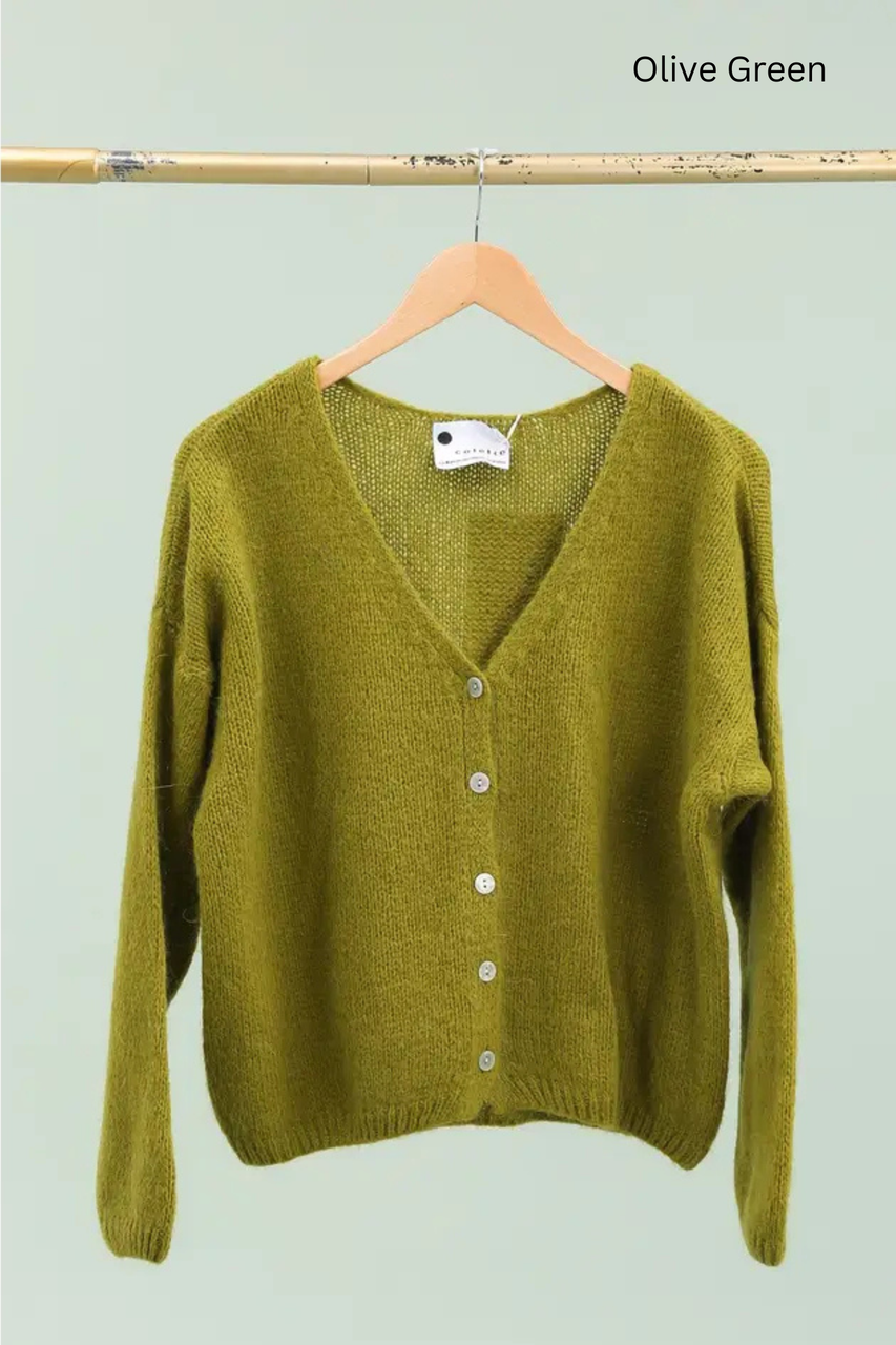 La Maison Mohair Cardigan - New Moon Boutique