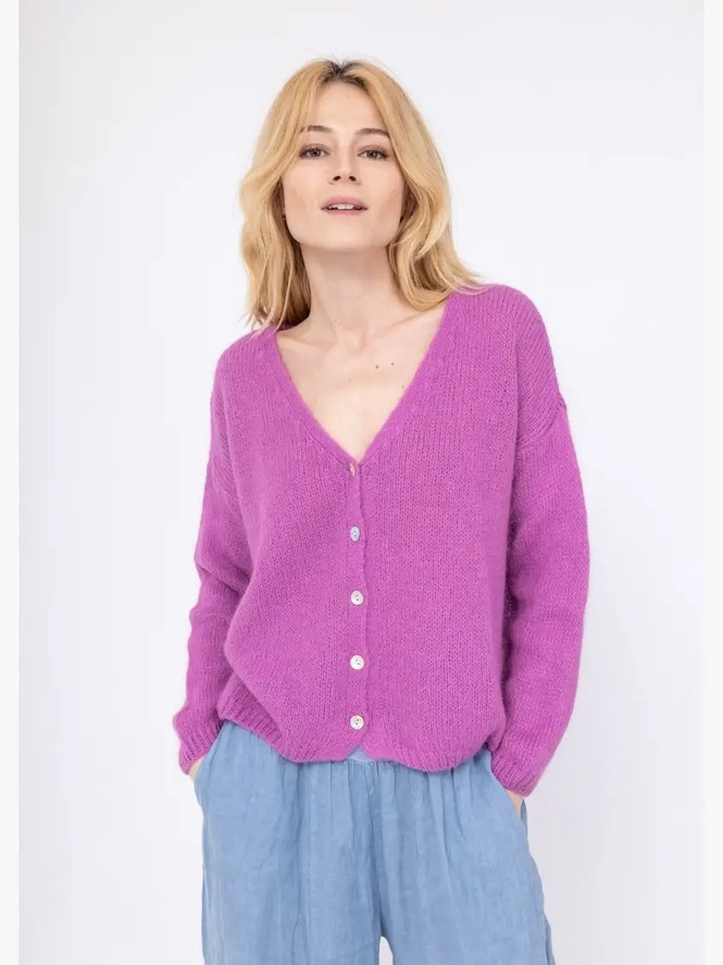 La Maison Mohair Cardigan - New Moon Boutique