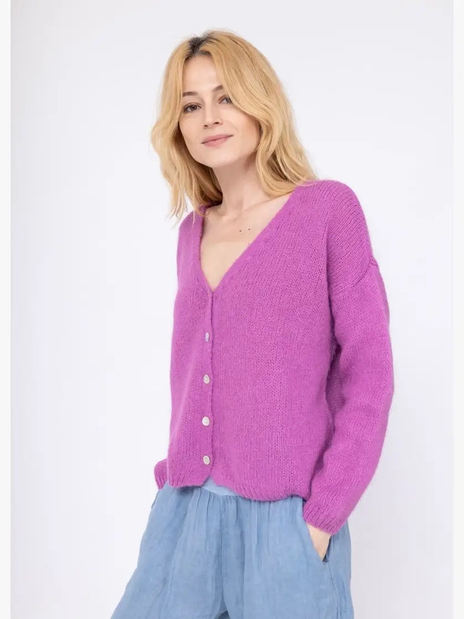 La Maison Mohair Cardigan - New Moon Boutique