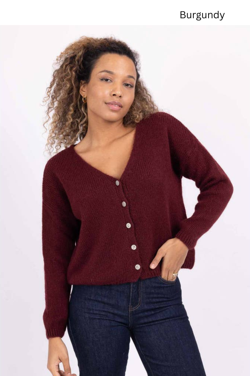 Linen & Cotton House Mohair Cardigan - New Moon Boutique
