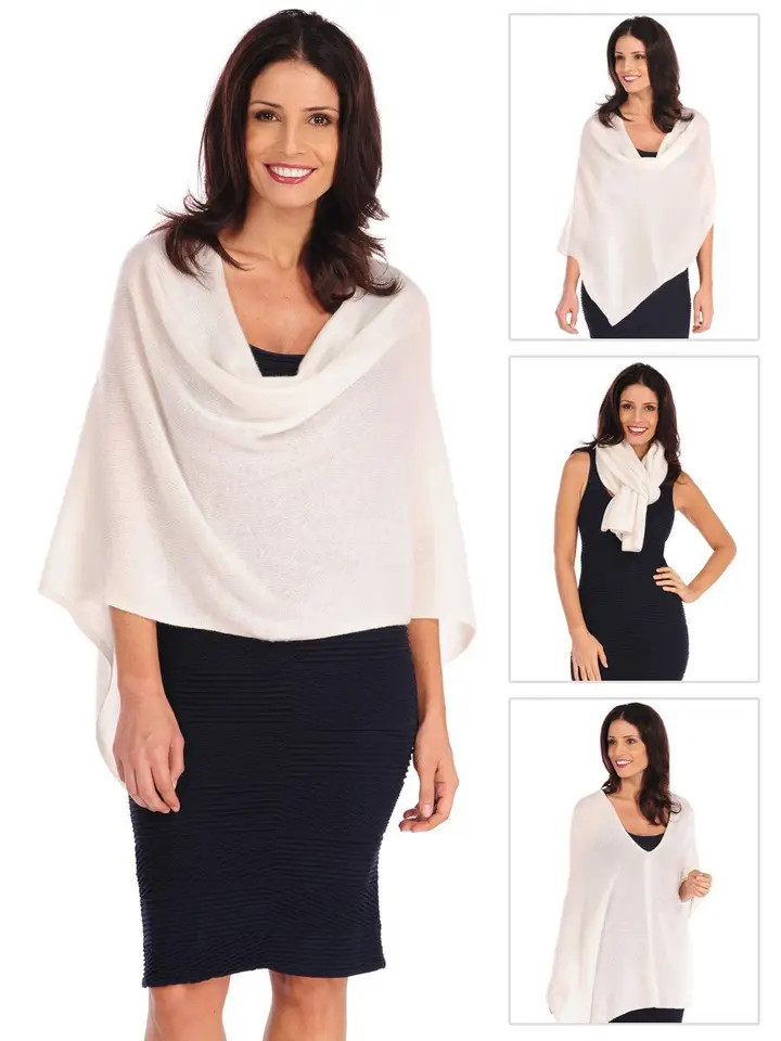 TINA Stephens Cashmere Ruana - New Moon Boutique