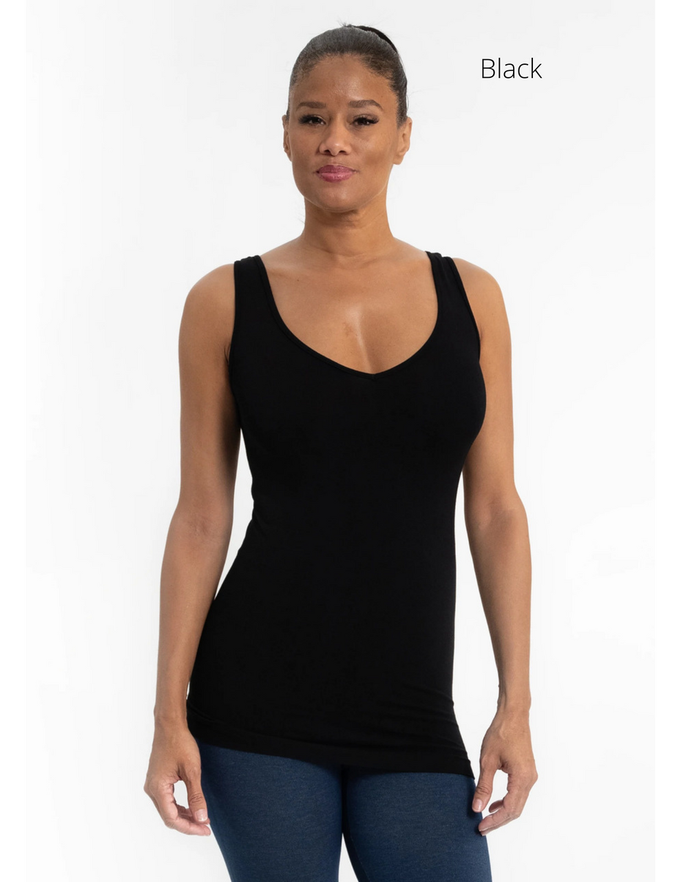 Elietian Seamless Scoop/V-Neck Tank - New Moon Boutique