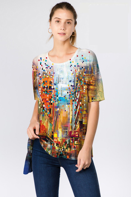 Ameri（アメリ）の「LOUISE ART TEE（Tシャツ/カットソー）」 - WEAR