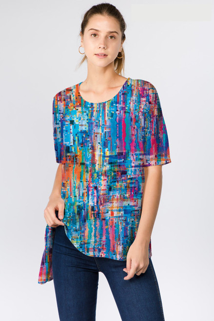 Et' Lois Pixels Soft Knit Top