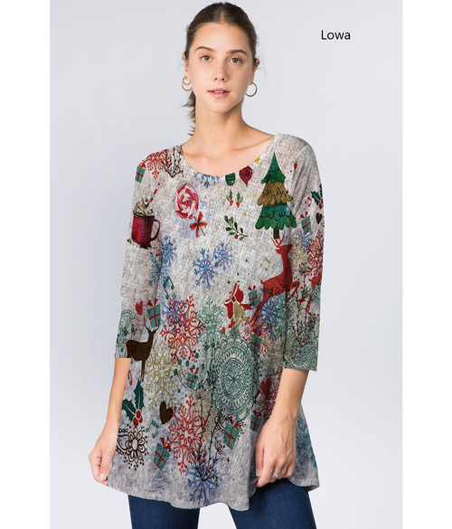 Et' Lois Christmas Celebration Soft Knit Top