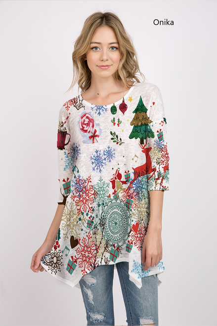 Et' Lois Christmas Celebrations Soft Knit Top