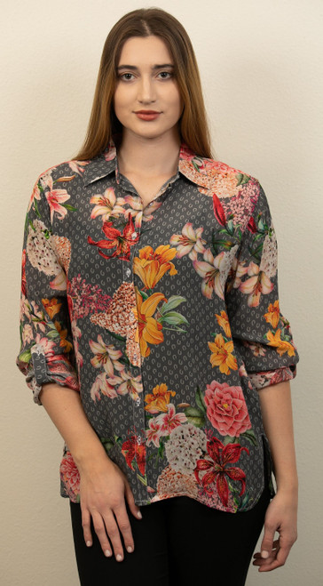 Shana Floral Long Sleeve Shirt