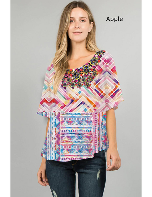 Et' Lois Dawn of Aquarius Soft Knit Top