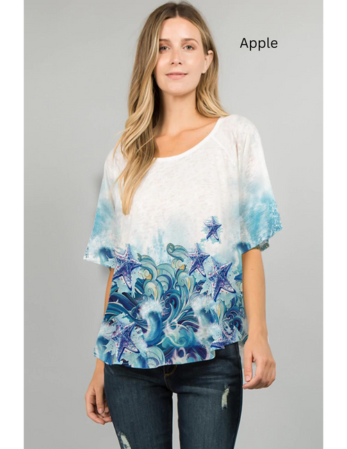 Et' Lois Mermaid Dreams Soft Knit Top