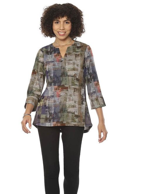 Parsley & Sage Abstract Print Button Top