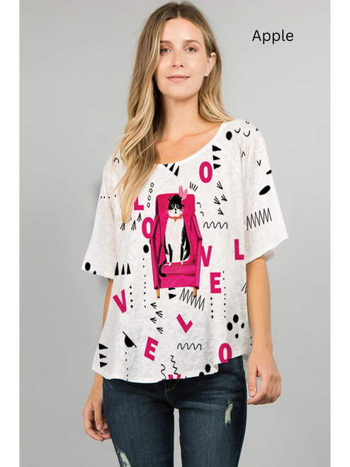 Et' Lois Mr. Love Bug Soft Knit Top