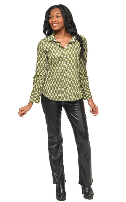 Tulip Acorns Cotton Gretchen Shirt