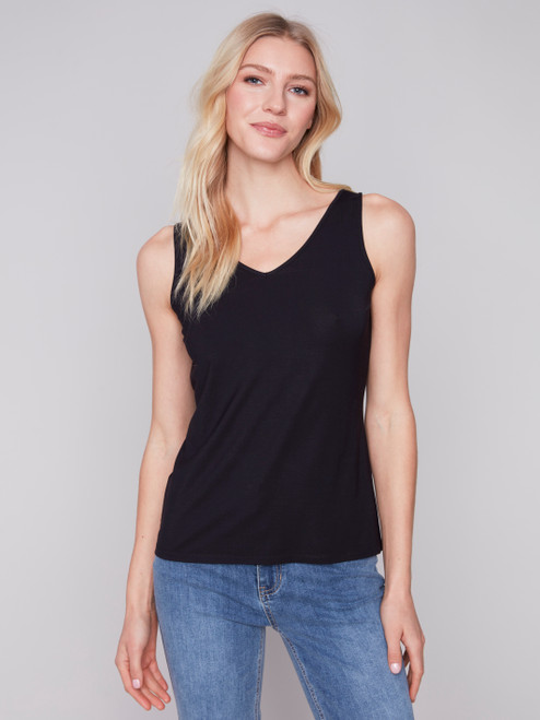  Charlie B Black Bamboo Tank