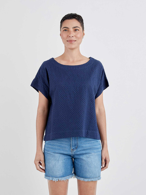 Loose Short-Sleeve Crop T-Shirt for Women